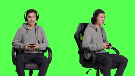 Confident-guy-playing-video-games